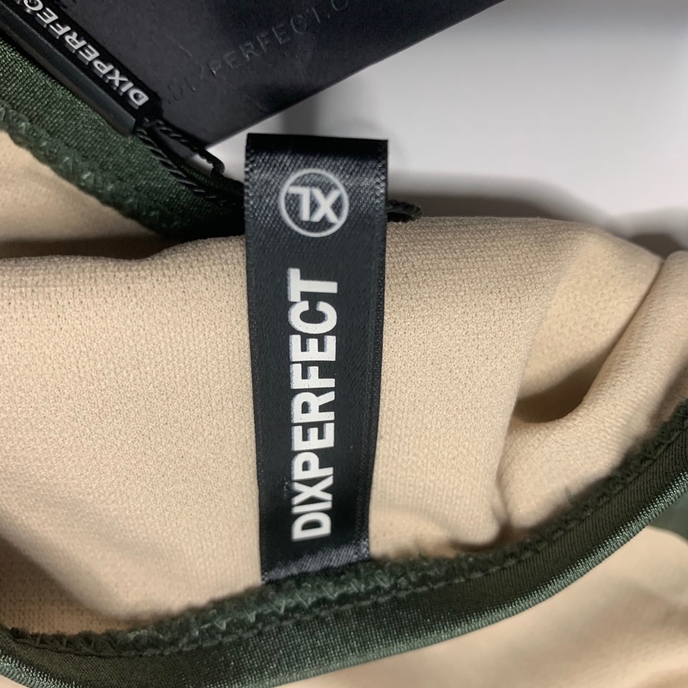 NWT Dixperfect Dark Olive Green Bikini Top - Picture 4 of 4